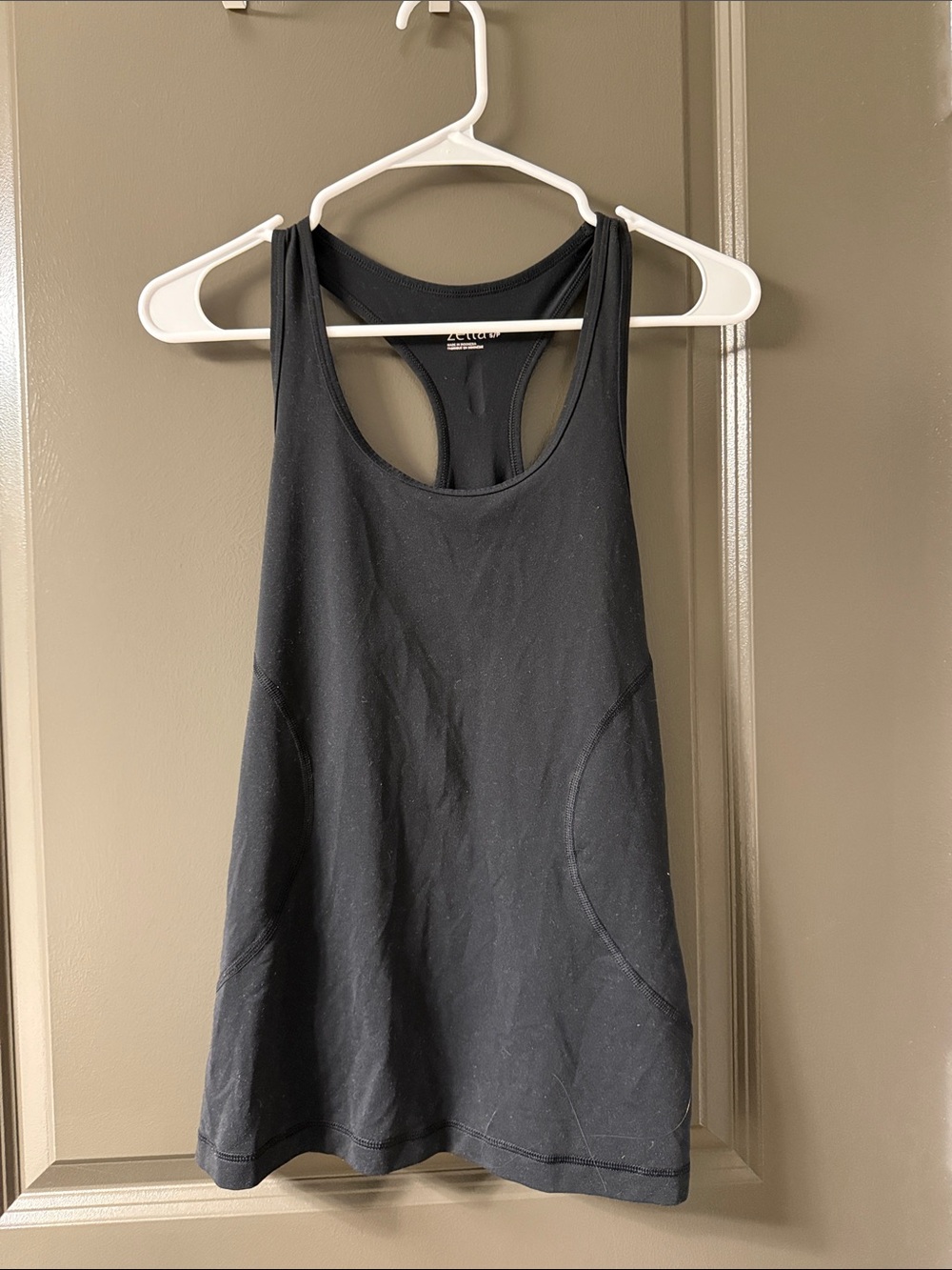 Zella Black Racerback Tank Top